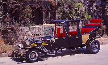 The Munsters, Iconic TV cars, 1960s, 1970s HD wallpaper
