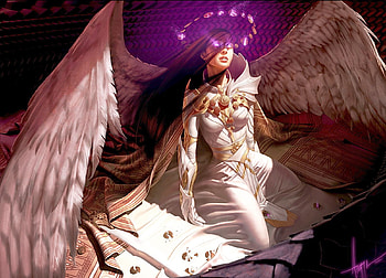 angel, wings, feathers, fantasy, pretty, woman HD wallpaper