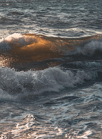 Nature, Water, Sea, Glare, Spray, Wave HD phone wallpaper