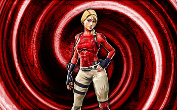 Laguna, red grunge background, Fortnite, vortex, Fortnite characters, Laguna Skin, Fortnite Battle Royale, Laguna Fortnite HD wallpaper