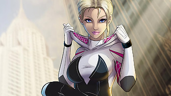 Gwen Stacy Digital Artwork, gwen-stacy, superheroes, artist, artwork, digital-art, deviantart HD wallpaper