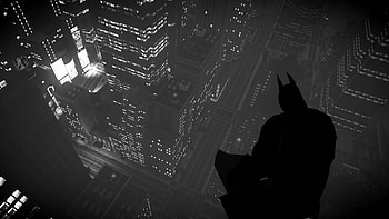 Gotham City movies, Vigilante on rooftops, Urban metropolis, Action-packed scenes HD wallpaper