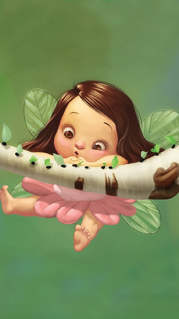 Cute, Little Fairy HD phone wallpaper