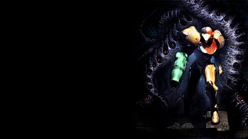 Metroid Samus Black sci-fi HD wallpaper