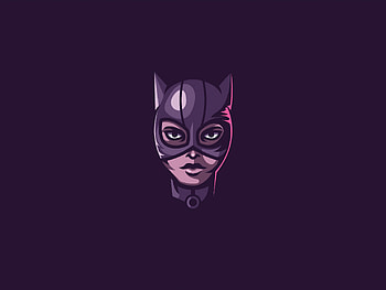 Catwoman Superhero Minimal Art, catwoman, superheroes, artist, artwork, digital-art, dribbble HD wallpaper