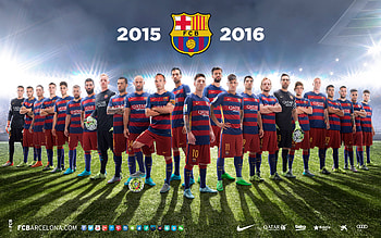 FC Barcelona Team 2016, soccer, sports, football, fc-barcelona, fcb, fc-barcelona-team HD wallpaper