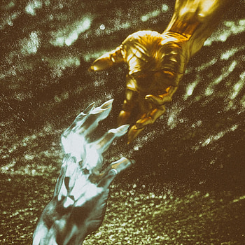 Art, Gold, Shine, Brilliance, Hands, Touching, Touch, Silver HD phone wallpaper
