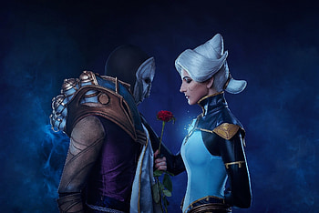 Camille and Jhin , backgrounds, League of Legends, Dynamic duo HD wallpaper