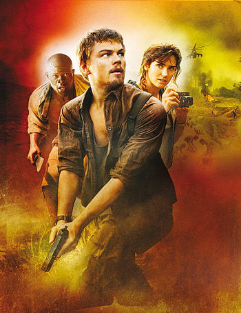 Diamond smuggling, African warzone, Leonardo DiCaprio, Riveting drama HD phone wallpaper