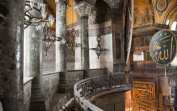 Hagia Sophia, Iconic landmark, Byzantine architecture, Historical site HD wallpaper