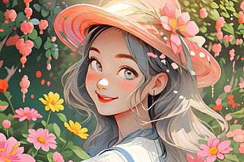 Violet, garden, Anime, flower HD wallpaper
