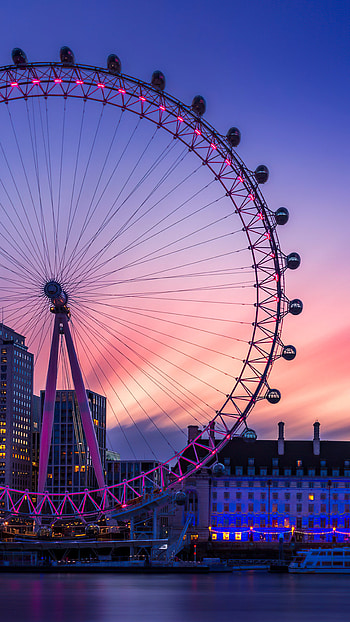 The London Eye, London HD phone wallpaper