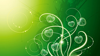 Happy Valentine's Day!, valentine, day, plant, abstract, green, heart HD wallpaper