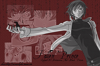 Fallen Prince, cg, code geass, lelouch, anime guy, lelouch lamprouge HD wallpaper