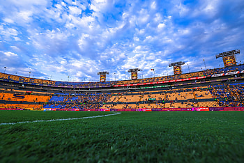 Panoramic Cruz Azul Stadium — Soccer Field, soccer, Cruz Azul, stadium, soccer field, Liga MX HD wallpaper