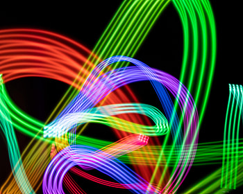 Abstract, Multicolored, Motley, Lines, Neon, zelight, Sinuous, Winding HD wallpaper