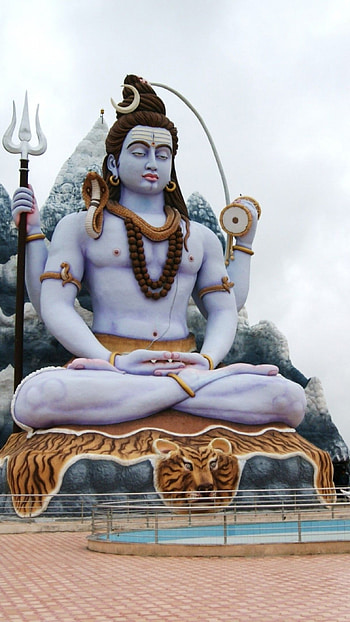 Jay Shri Mahakal, Lord Shiva, Big Sculpture HD phone wallpaper