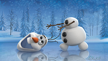 Frozen, Olaf Frozen , Cute cartoon , Playful snowman HD wallpaper