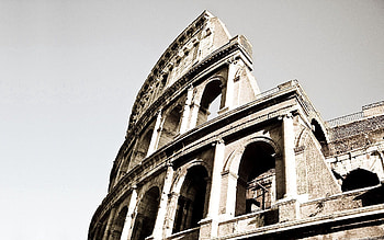 Cities, Italy, Colosseum, Old, Bw, Chb, Ancient, Rome HD wallpaper