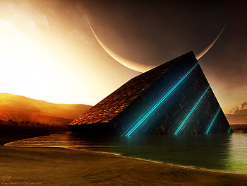 Building, Sci Fi HD wallpaper