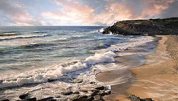 The most beautiful moments, clouds, ocean, natutr, beach HD wallpaper