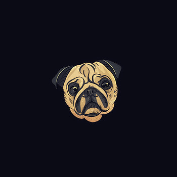Art, Dog, Nice, Sweetheart, Pug HD phone wallpaper