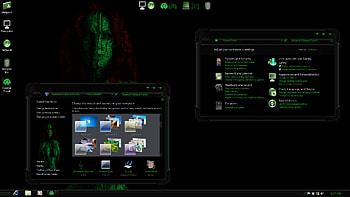 Transform Windows 7/8/8.1/10 to Matrix UI HD wallpaper