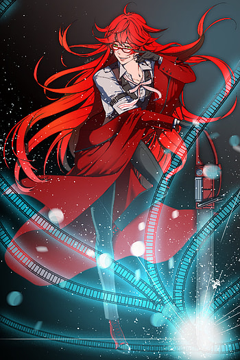 Grell Sutcliff, Anime, Kuroshitsuji , Zerochan HD phone wallpaper