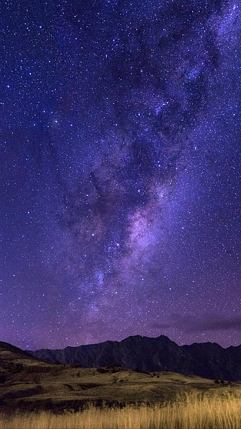 Starry sky, Milky Way, Captivating beauty HD phone wallpaper