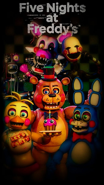 Fnaf Fun, art, pink HD phone wallpaper