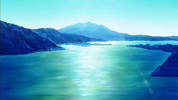 Anime See and Mountains, Scenery, Nature, Anime, Mountains, See, Mountain HD wallpaper