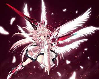 Angle fighting, pink, fight, angle, anime HD wallpaper