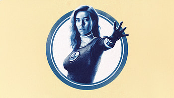 Invisible Woman In The Fantastic Four First Steps, the-fantastic-four-first-steps, the-fantastic-four, invisible-woman, movies, 2025-movies, fantastic-four, vanessa-kirby, artwork, artist, digital-art, superheroes HD wallpaper