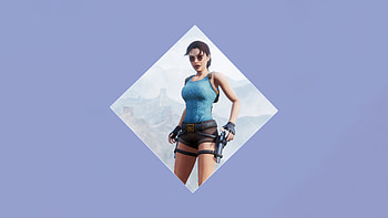 Oldschool Lara Tomb Raider Minimal , tomb-raider, games, minimalism, minimalist, artist, artwork, digital-art HD wallpaper