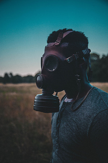Dark, Miscellanea, Miscellaneous, Gas Mask, Mask, Human, Person HD phone wallpaper