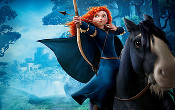 Angus, Princess Merida (Brave) HD wallpaper