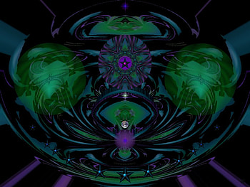 Purple Dreamer, eye candy, abstract, 3d, fractal, collage HD wallpaper