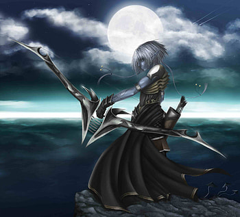 Dark Elf Archer, , hot, fantasy HD wallpaper