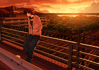 cool sad boy with boy . HD wallpaper