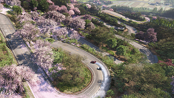 Forza Horizon 6: Sakura Curve Drift ( ), Video Game, Cherry Blossom HD wallpaper