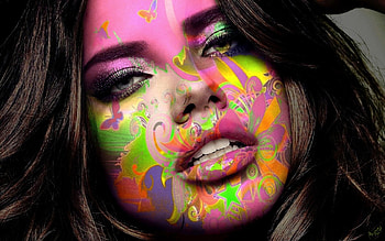 Adri, composition, colorful, faces, goddess, beauty, artistic, abstract, enhanced, female, art, color, eyes, hot, girl, beautiful, woman, fantasy, compo, girls HD wallpaper