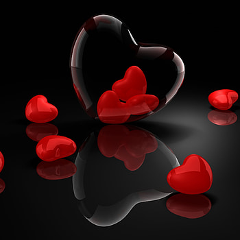 Hearts, Background, Love HD phone wallpaper
