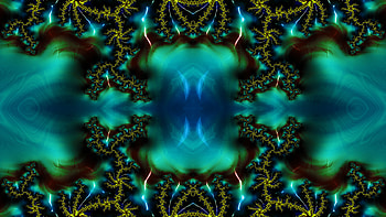 Trippy Psychedelic Fractal, trippy, psychedelic, symmetry, dark, blue, Abstract, fractal, abstract blue HD wallpaper