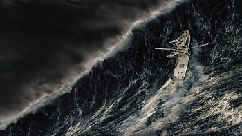 The Perfect Storm movie, Gripping storyline, Celebrity cast, Blockbuster hit HD wallpaper