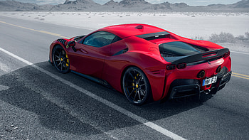 Ferrari, Red, Novitec, Ferrari SF90, Stradale, 2022, Car, Road, 8 Cars HD wallpaper