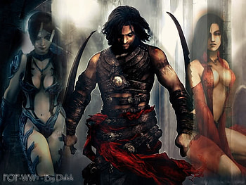 Warrior Within, fighting, shaee, pop ww, ubisoft, 2004, thriller, prince of persia warrior within, pop, prince of persia, adventure, action, video game, prince, kaileena, warrior HD wallpaper