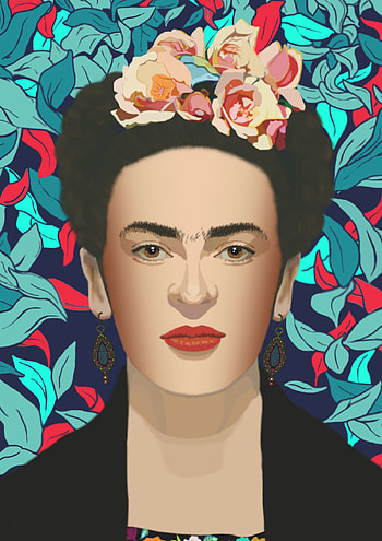 Captivating , Frida Kahlo's world, Artistic inspiration, Bold colors HD phone wallpaper
