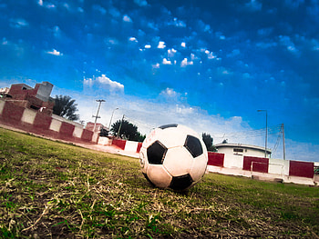 Football, cloud, sky HD wallpaper