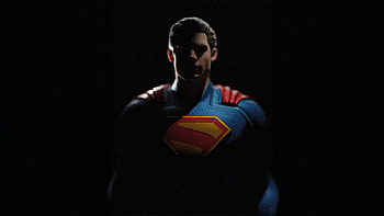Superman Blue, superman, superheroes, artwork, art, digital-art, dark, black, artstation HD wallpaper