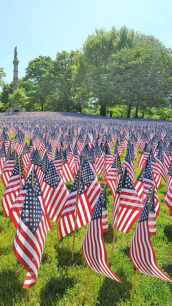Memorial Day 2022, Memorial Day, USA, green nature, background HD phone wallpaper